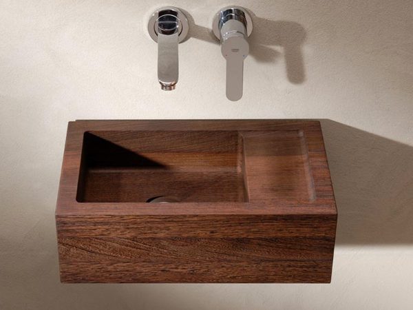 روشویی چوبی, سینک ،سینک چوبی, سینک دستشویی چوبی, وان حمام چوبی,