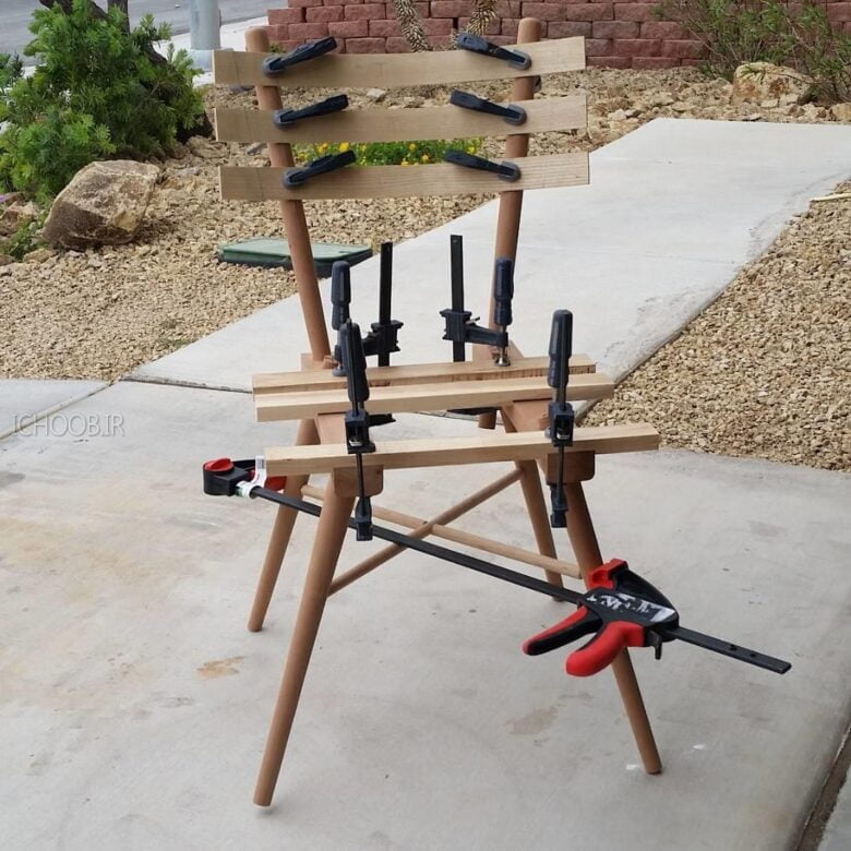 ایده ساخت صندلی چوبی