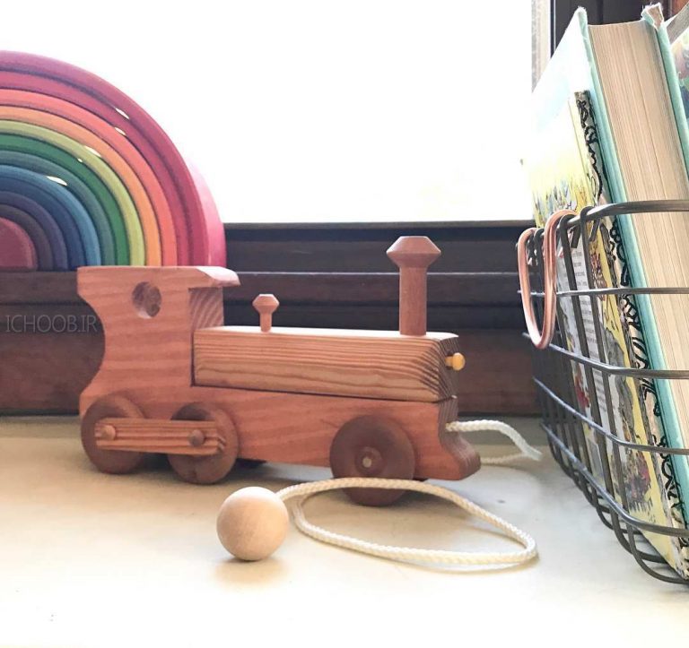 ایده ساخت قطار چوبی