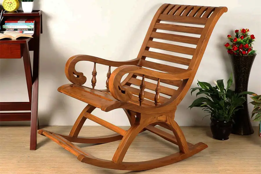 ساخت صندلی راکی چوبی