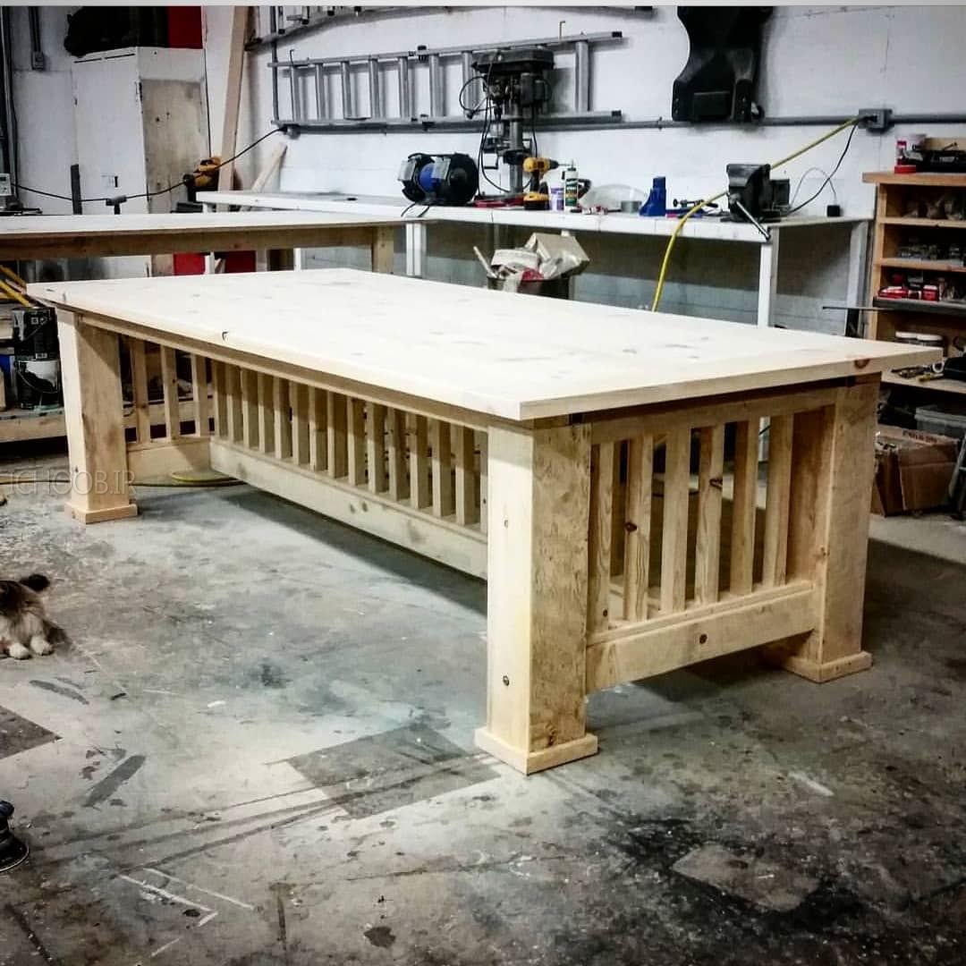 ایده های ساخت پایه میز, ایده های طراحی پایه برای میز, پایه زاویه دار, پایه شیشه ای, پایه فلزی, پایه میز, پایه میز چوبی, میز با پایه های متفاوت, میز چوبی, ساخت پایه فلزی برای میز