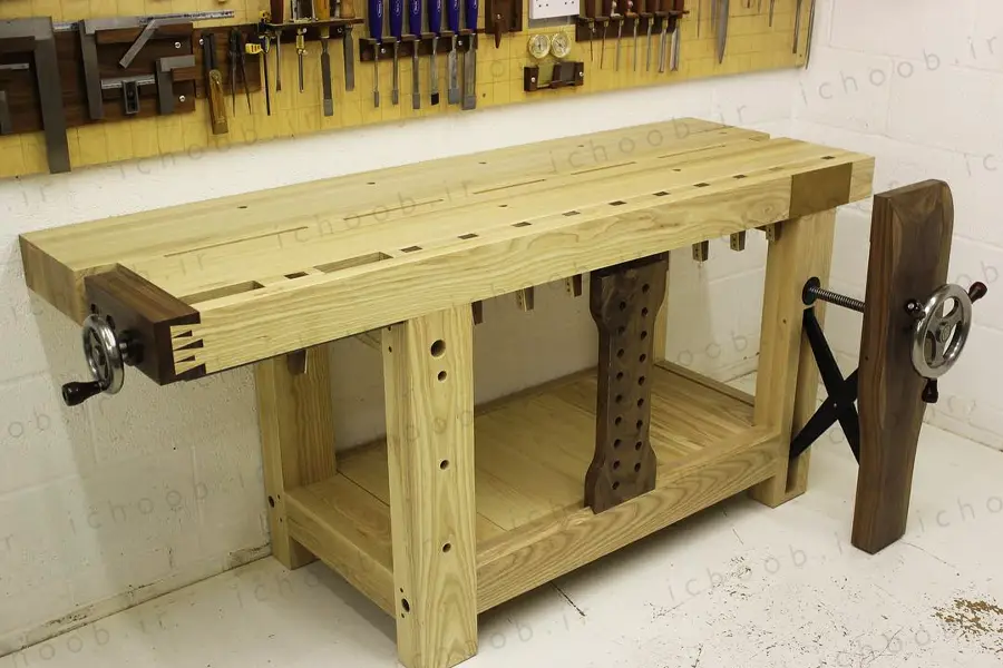 ابعاد میز نجاری چوبی