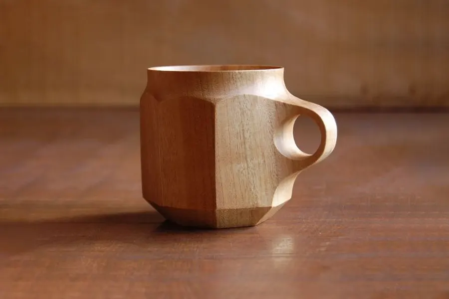ساخت لیوان چوبی